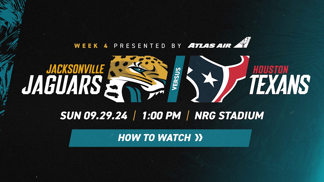 How to Watch: Jaguars vs. Texans, Week 4 of 2024 NFL Season - BVM Sports