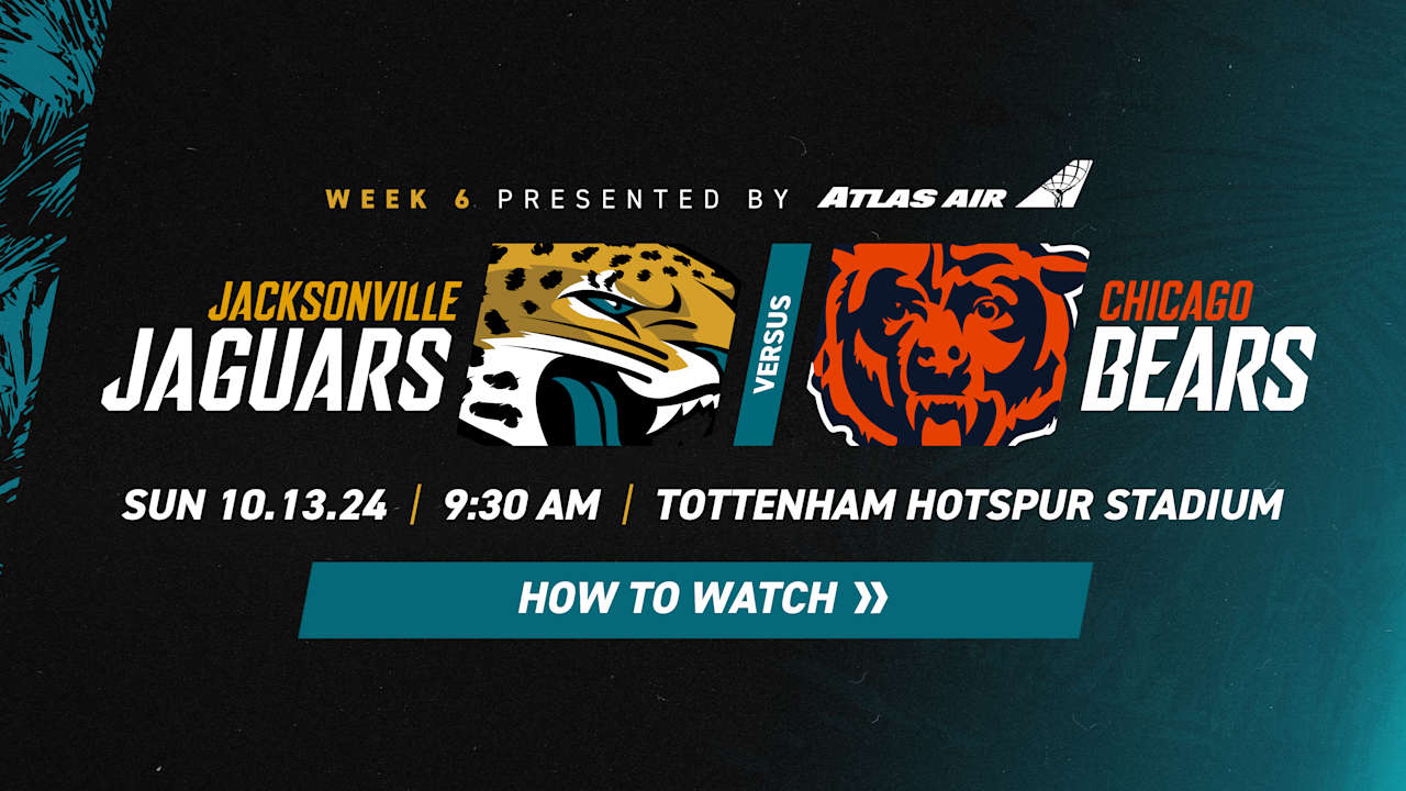 How to Watch: Jaguars vs. Bears, Week 6 of 2024 NFL Season