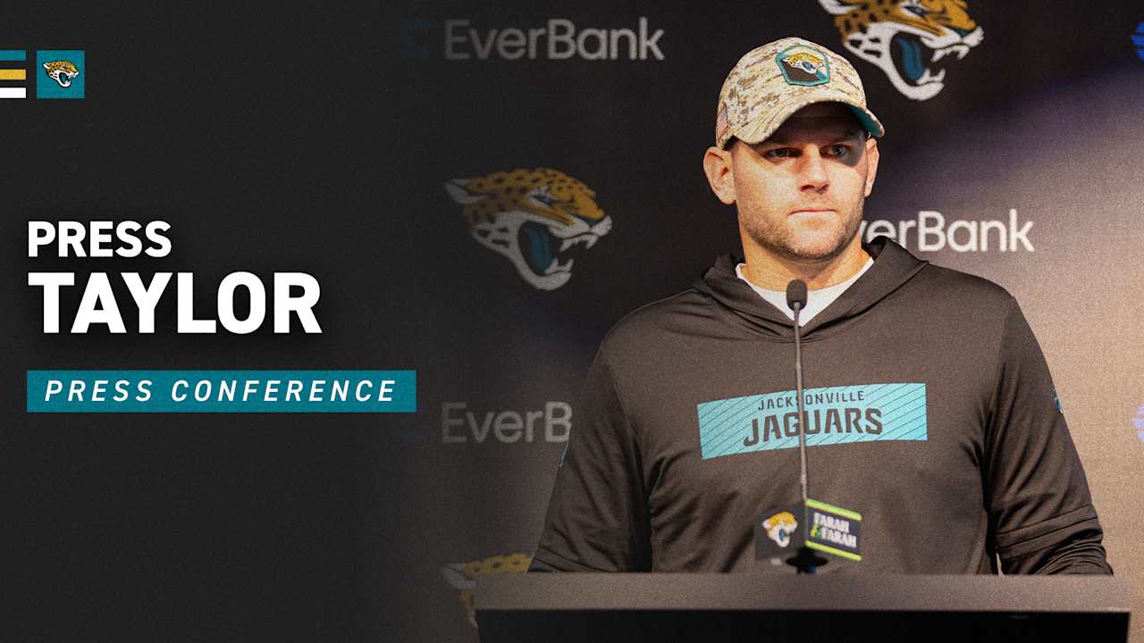 Press Taylor Press Conference Before Jaguars vs. Bills in Week 3 [VIDEO