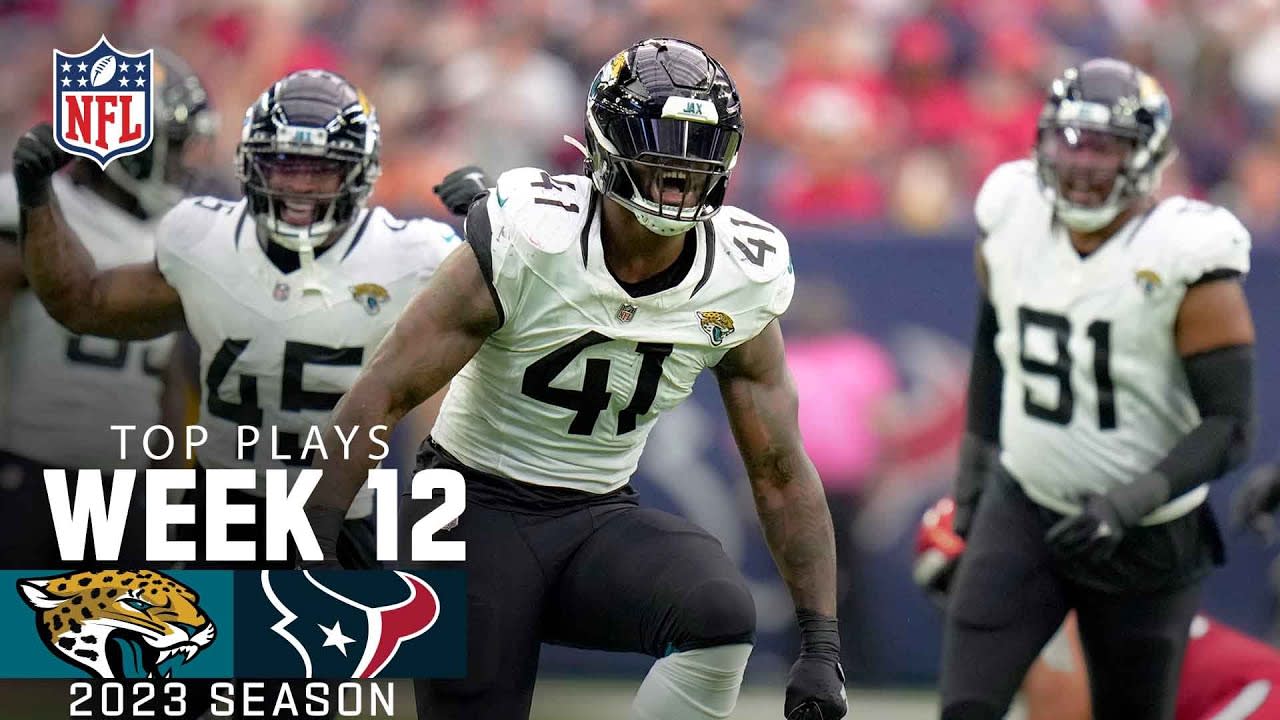 Jaguars' Top Plays Vs. Texans Week 12