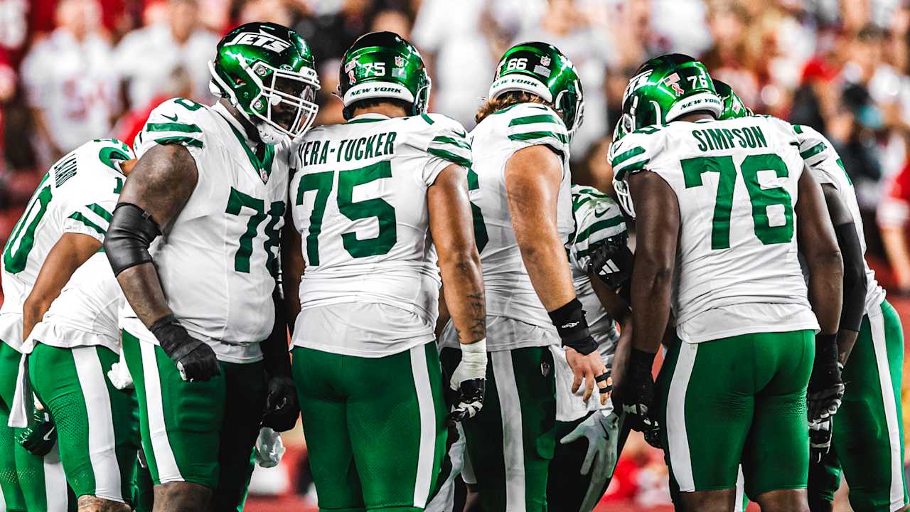 Jets offensive line viewed 49ers game as a “confidence boost”