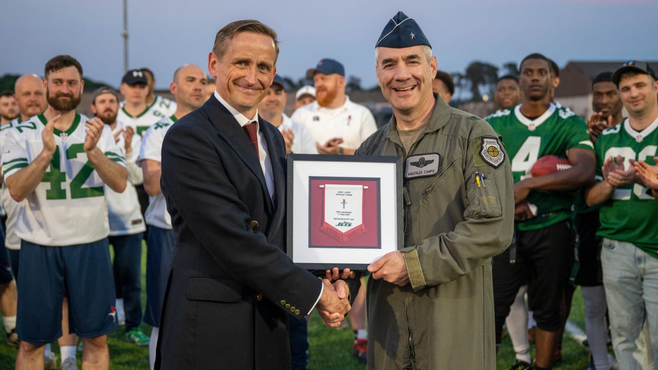 Jets Host Second Annual Armed Forces 

Flag Football Game in the United Kingdom