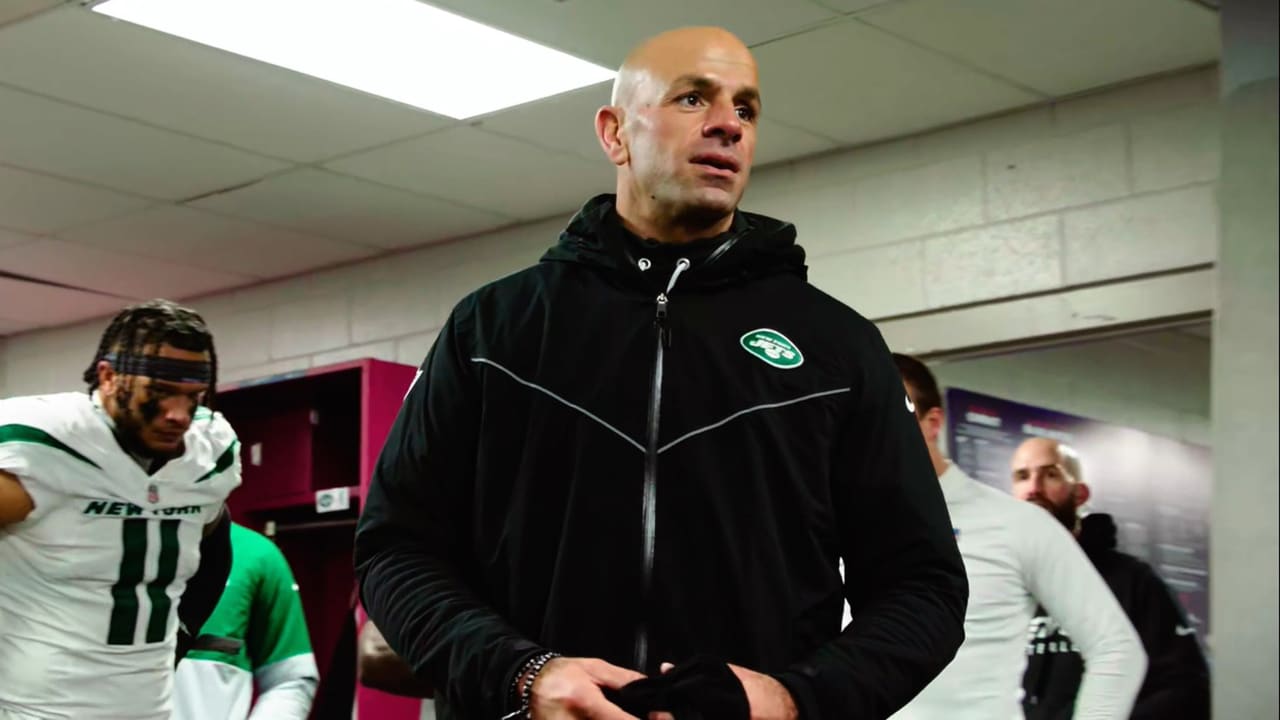 Robert Saleh's Victory Speech After The Jets Beat The Patriots In Week 18