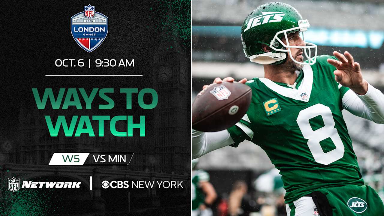 Ways to Watch and Listen | Jets vs. Vikings