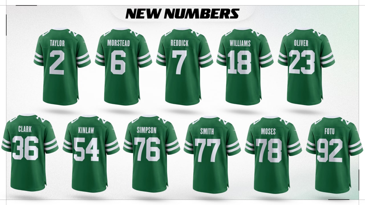 Jets Release Updated Jersey Numbers