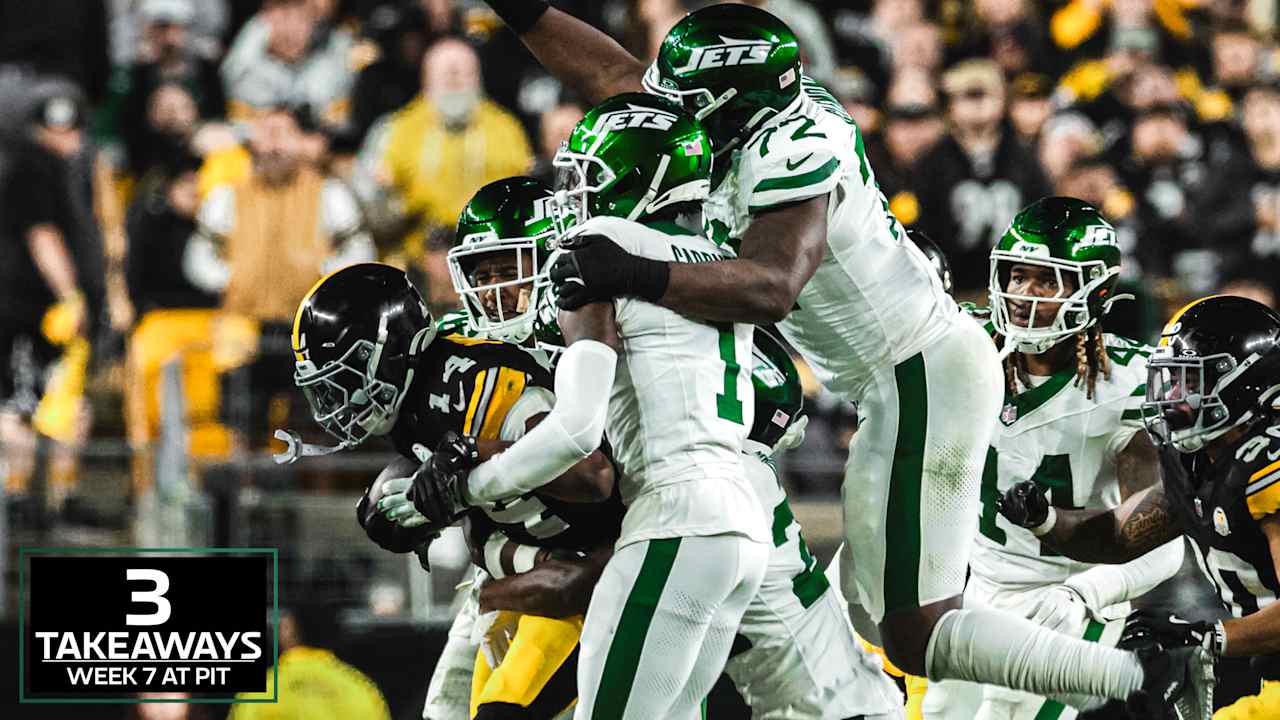 3 points à retenir des Jets contre les Steelers au cours de la semaine 7