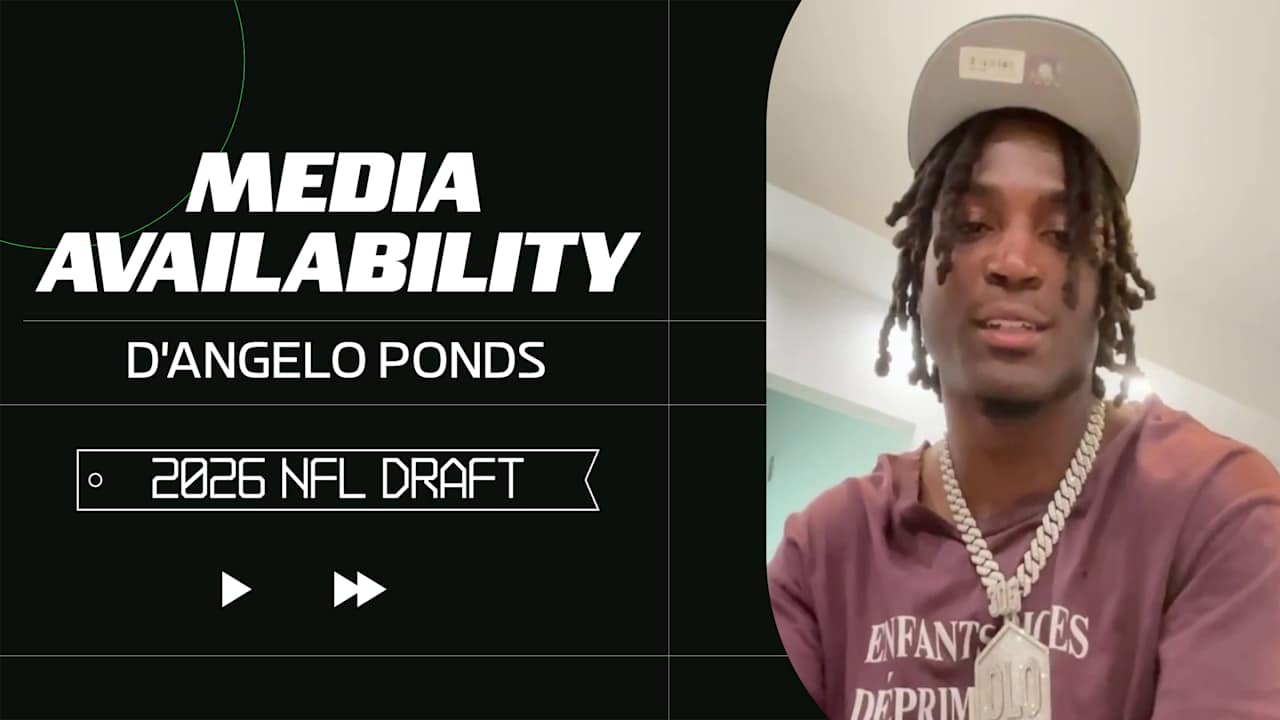 D'Angelo Ponds NFL Draft Pick Selection Media Availability