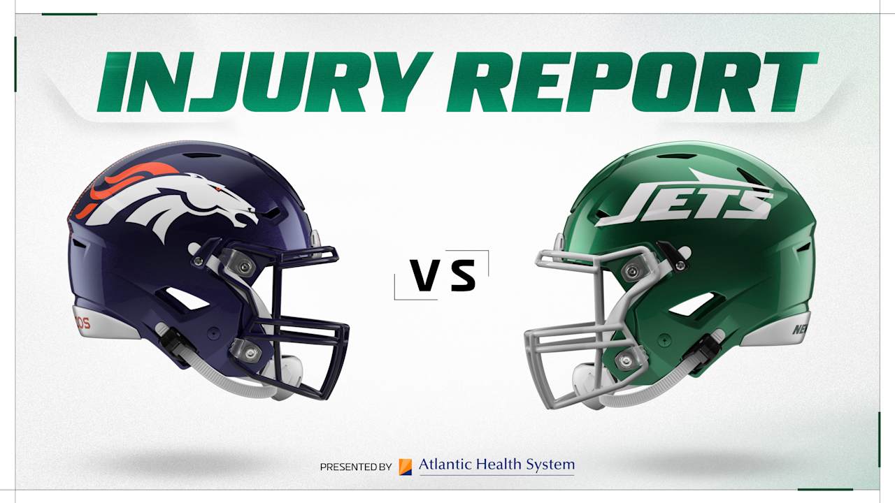 New York Jets Vs. Denver Broncos Week 4 Injury Report - Wednesday