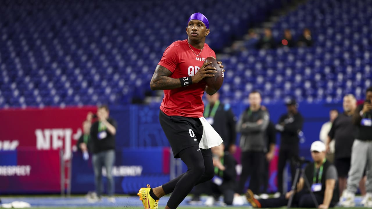 Gallery Best Photos of the Quarterbacks at the 2024 NFL Combine