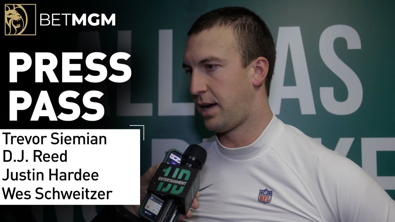 Jets Press Pass Trevor Siemian Dj Reed Justin Hardee And Wes Schweitzer Postgame Interviews 