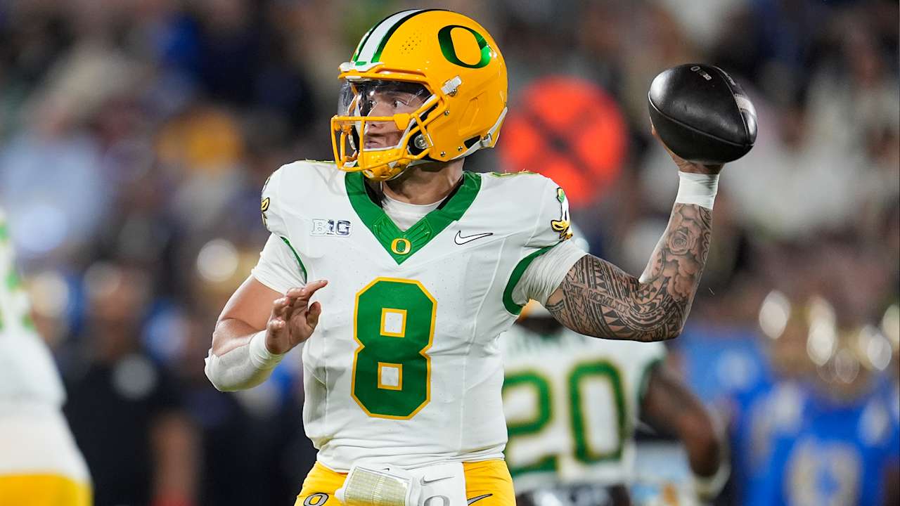 Oregon QB Dillon Gabriel Interviewed on Day 1 of the 2025 Senior Bowl
