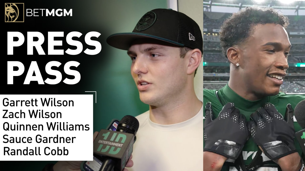 Jets Press Pass | Garrett Wilson, Zach Wilson, Quinnen Williams & More ...