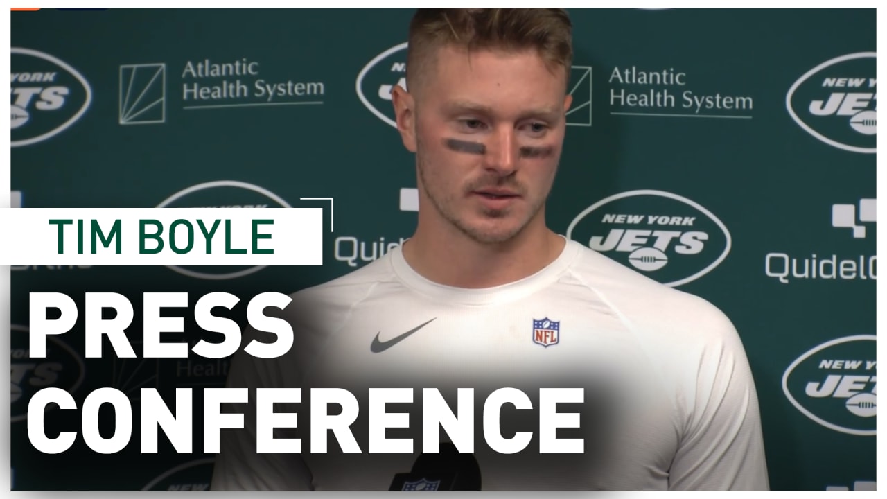 QB Tim Boyle Postgame Press Conference (11/19) | Jets at Bills