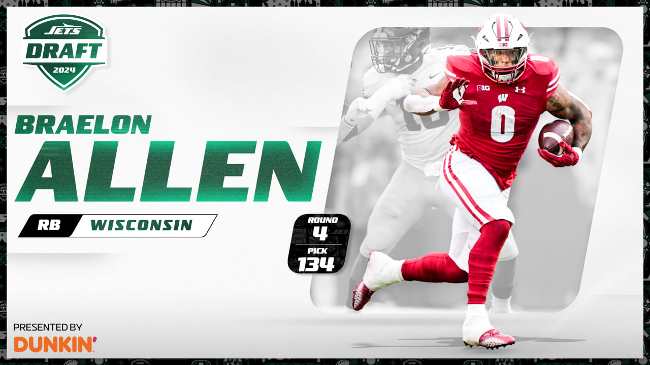 RB Braelon Allen, Wisconsin, Rodada 4, Escolha 134