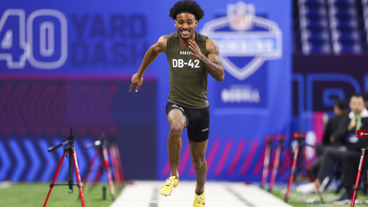 Top 5 Fastest 40Yard Dash Runs by Cornerbacks 2024 NFL Combine