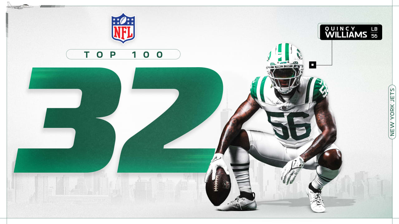 Jets LB Quincy Williams No. 32 on NFL Top 100, image size:1280x720