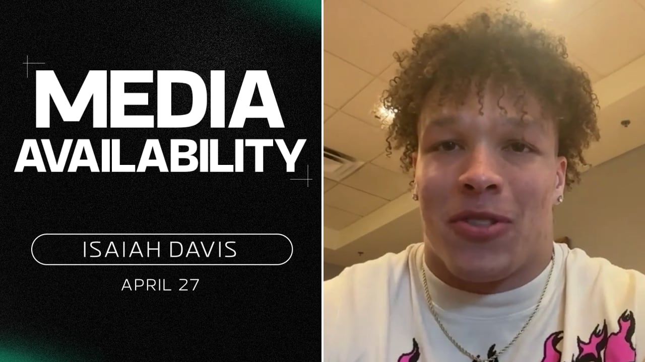 RB Isaiah Davis Media Availability | 2024 NFL Draft