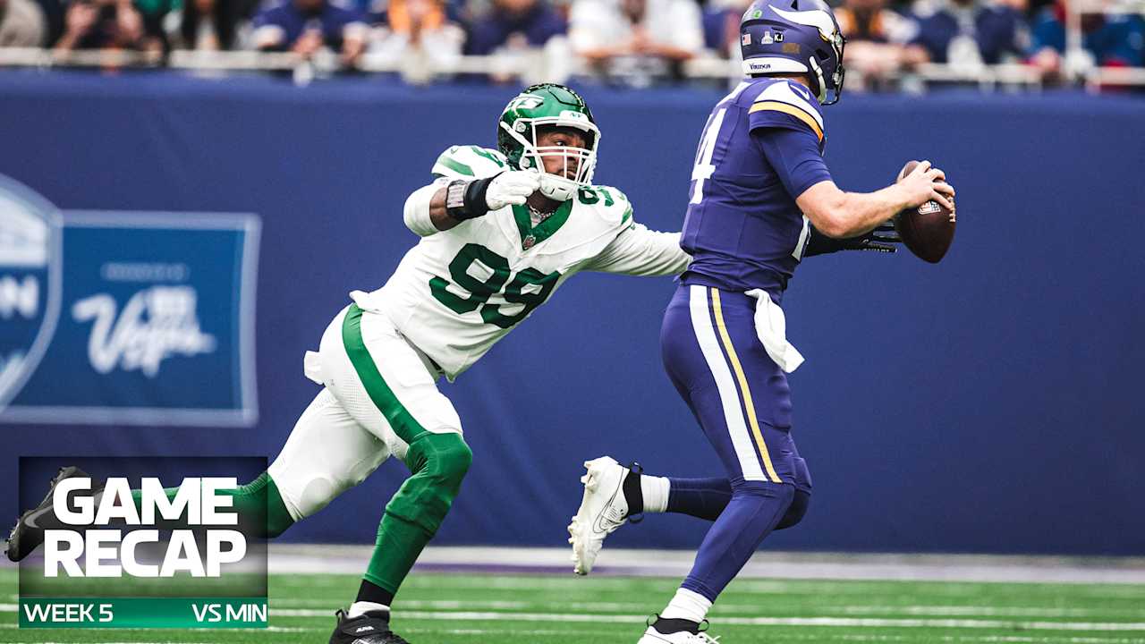 Jets-Vikings Game Recap | Green & White Fall Short in London Comeback Bid