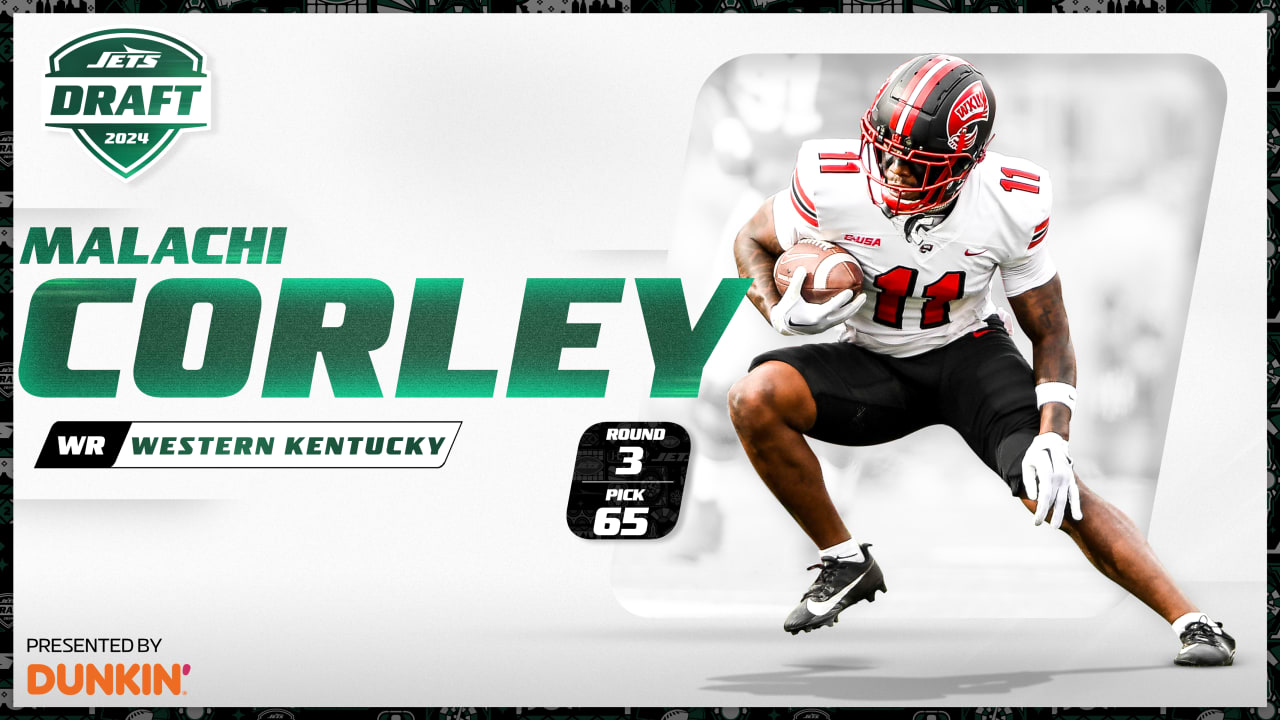 Jets Trade to Top of Round 3 to Grab Western Kentucky WR Malachi ‘YAC King’ Corley