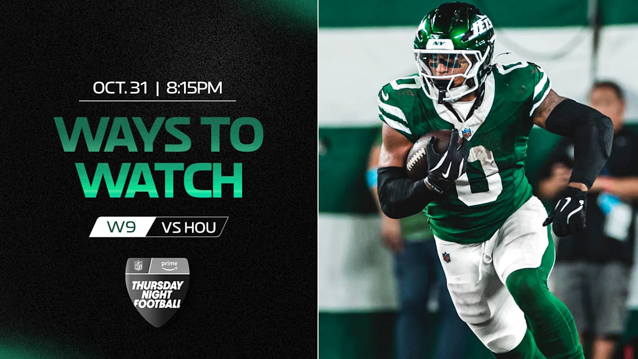 Ways to Watch and Listen | Jets vs Texans