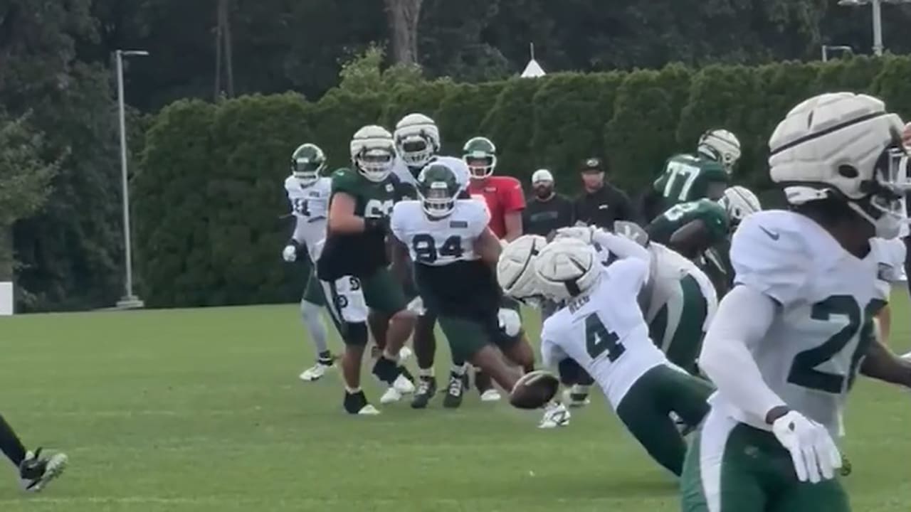 Jets Training Camp Highlight | D.J. Reed Diving Pass Breakup