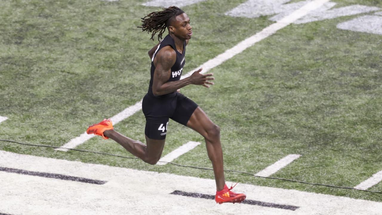 Top 10 Fastest 40Yard Dashes 2024 NFL Scouting Combine