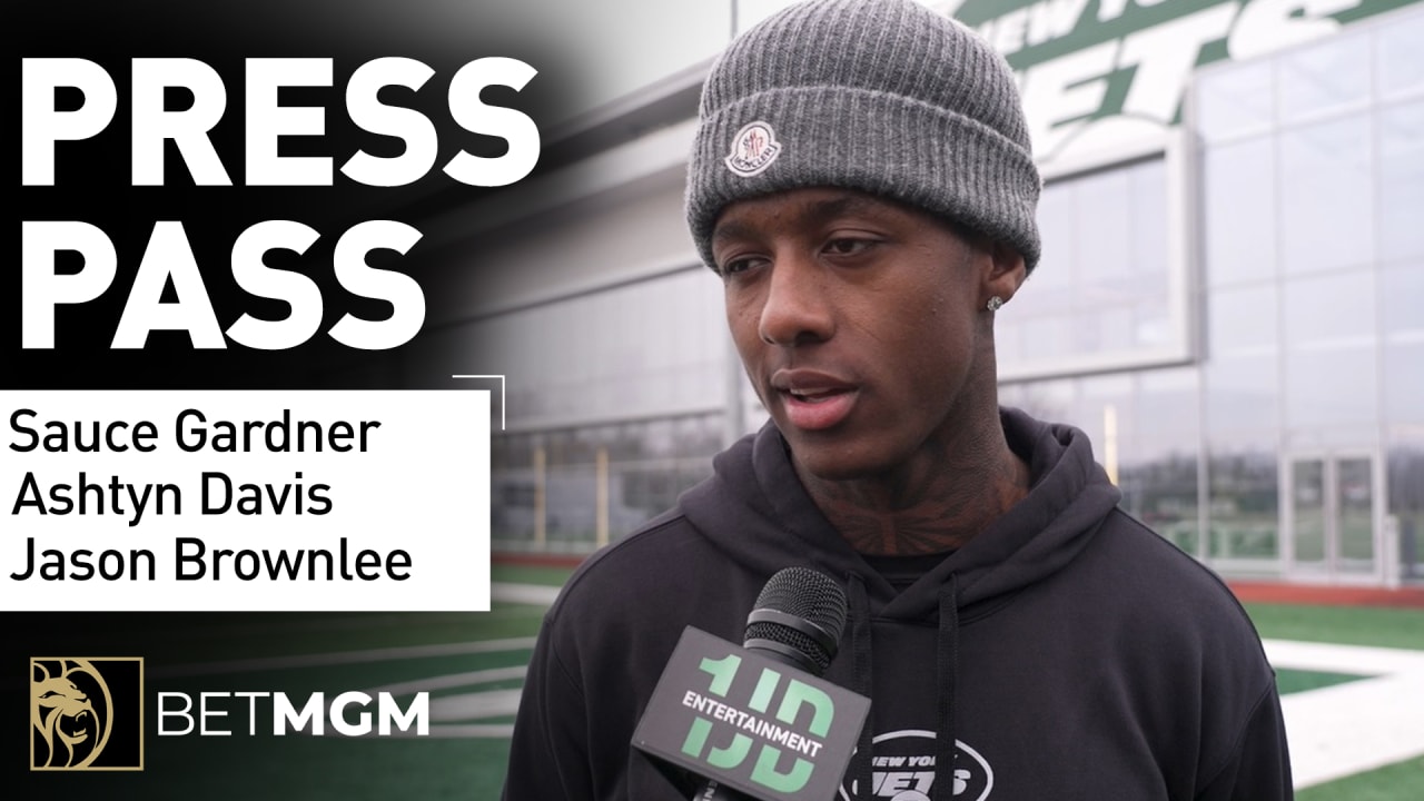 Jets Press Pass Sauce Gardner, Ashtyn Davis & Jason Brownlee Preview Jets Browns on TNF