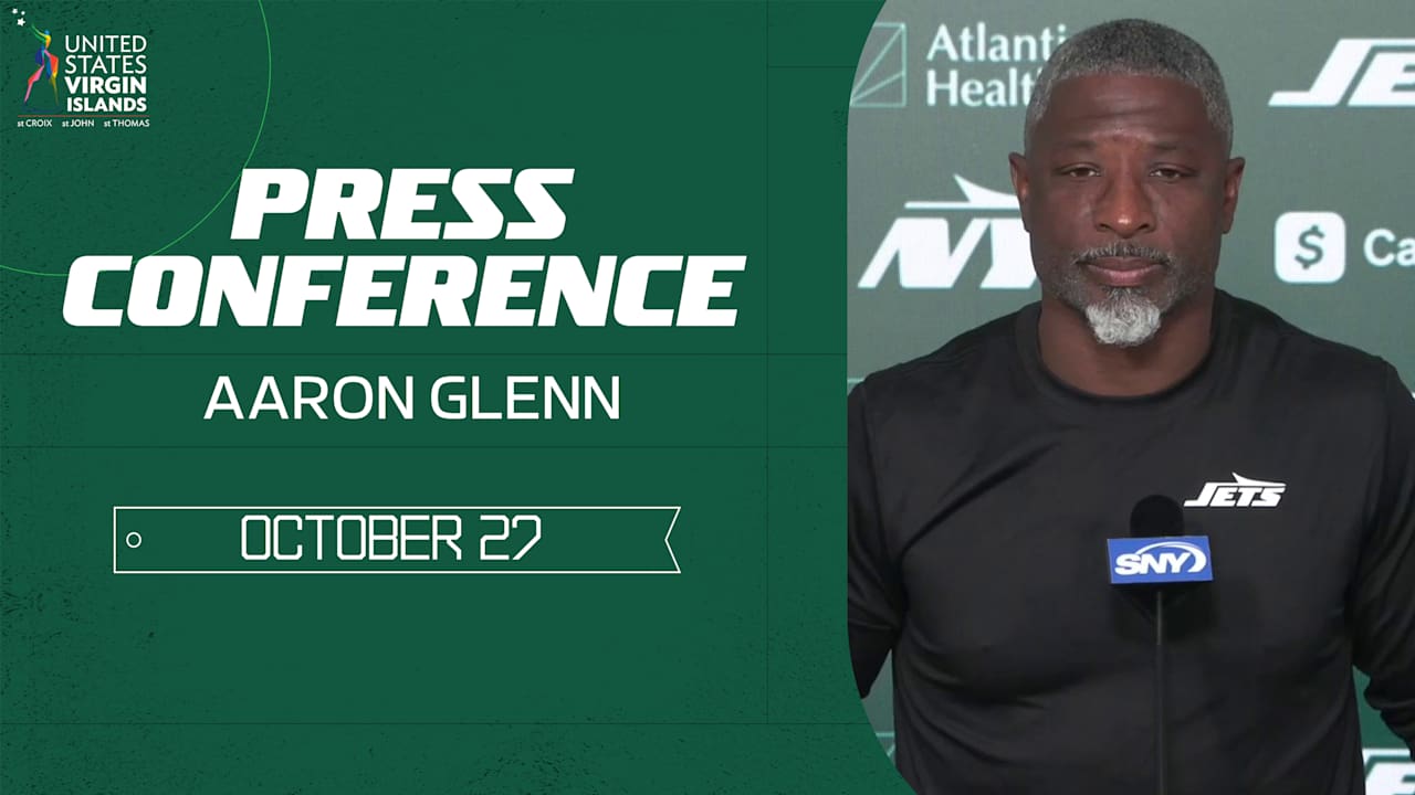 Aaron Glenn Press Conference (10/27)