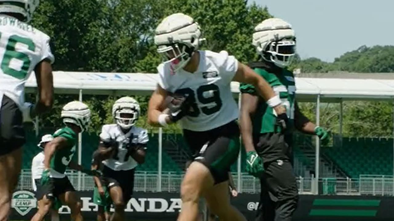 Jets Training Camp Highlight | Jeremy Ruckert Red Zone Touchdown