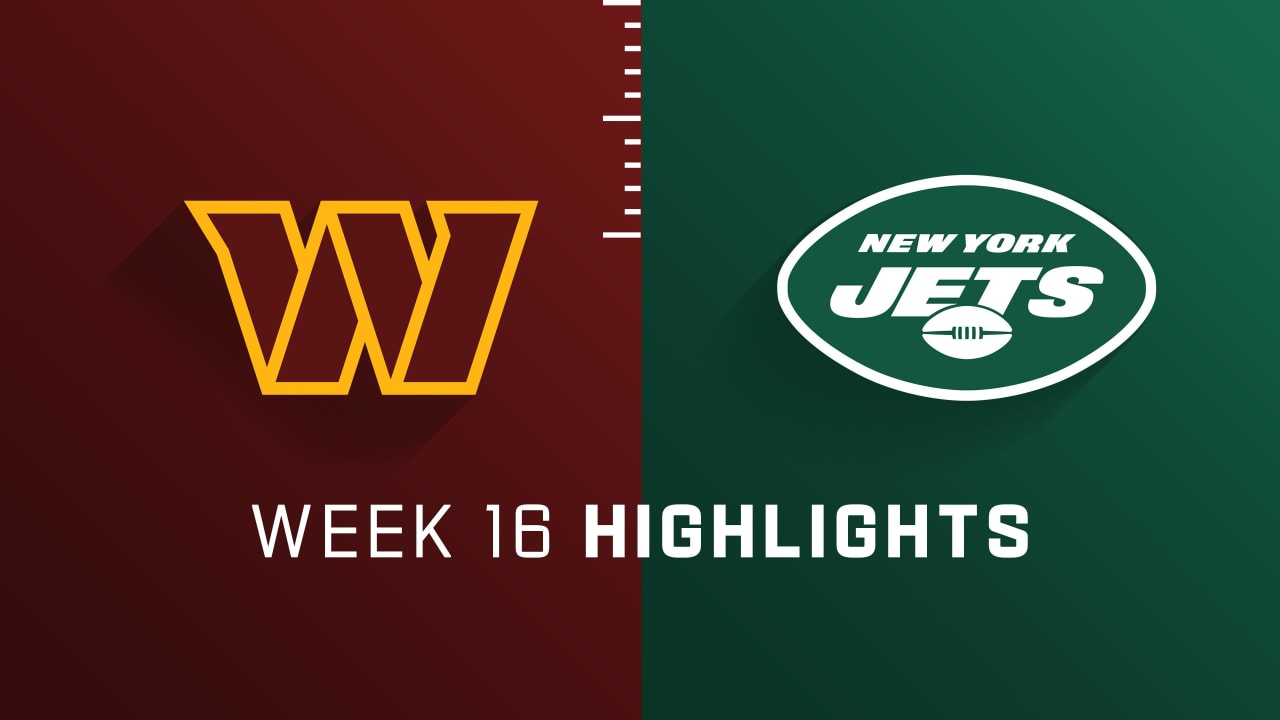 Full Game Highlights Jets 30, Commanders 28 Week 16