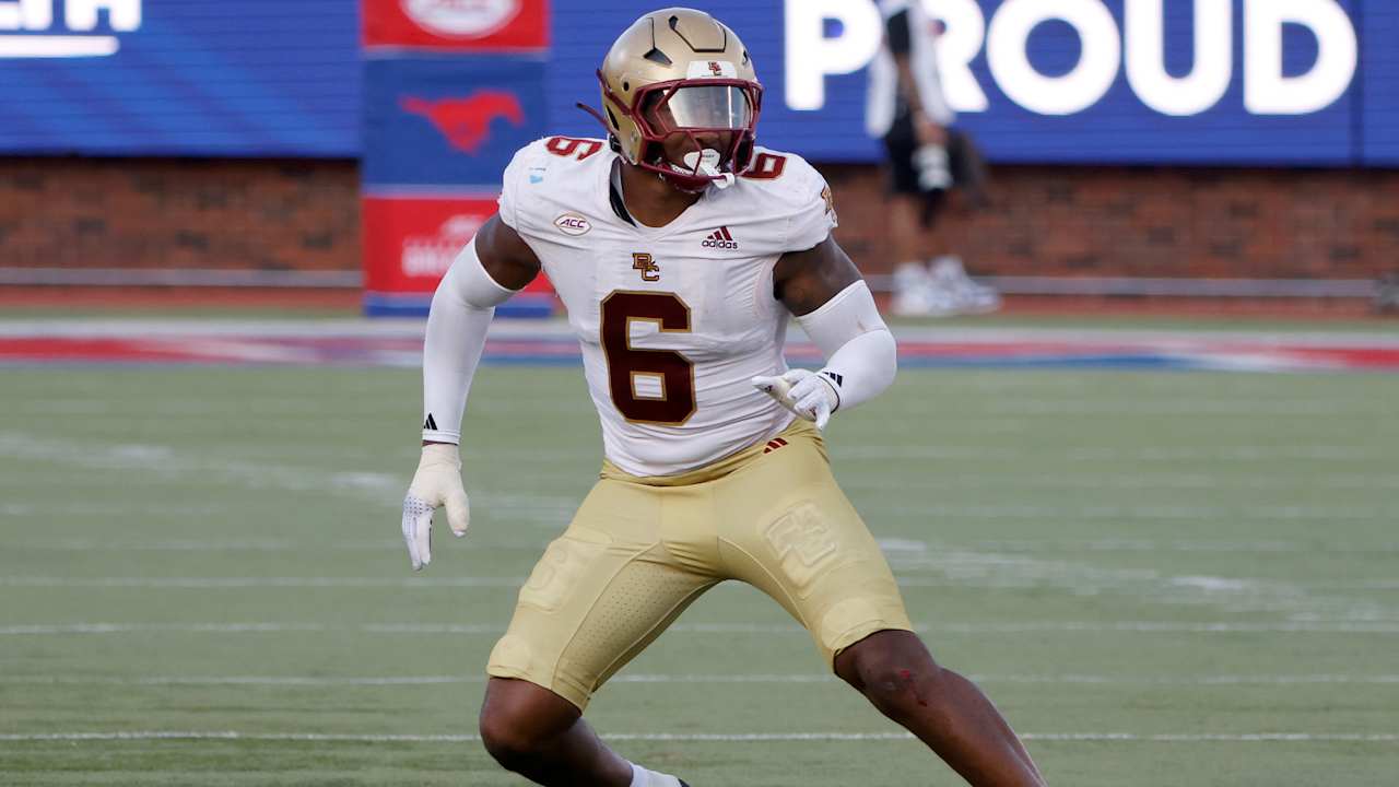 Boston College DE Donovan Ezeiruaku Interviewed on Day 1 of the 2025