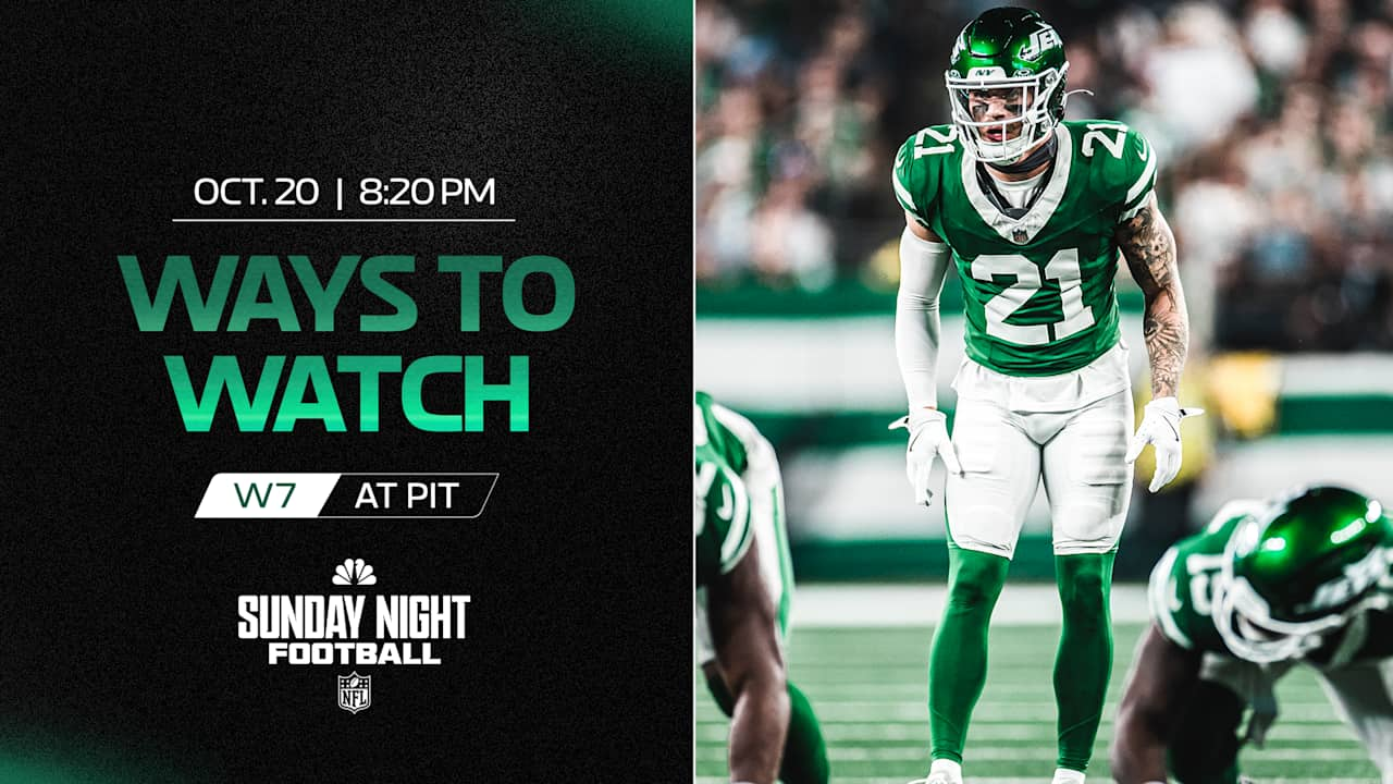 Ways to Watch and Listen | Jets at Steelers