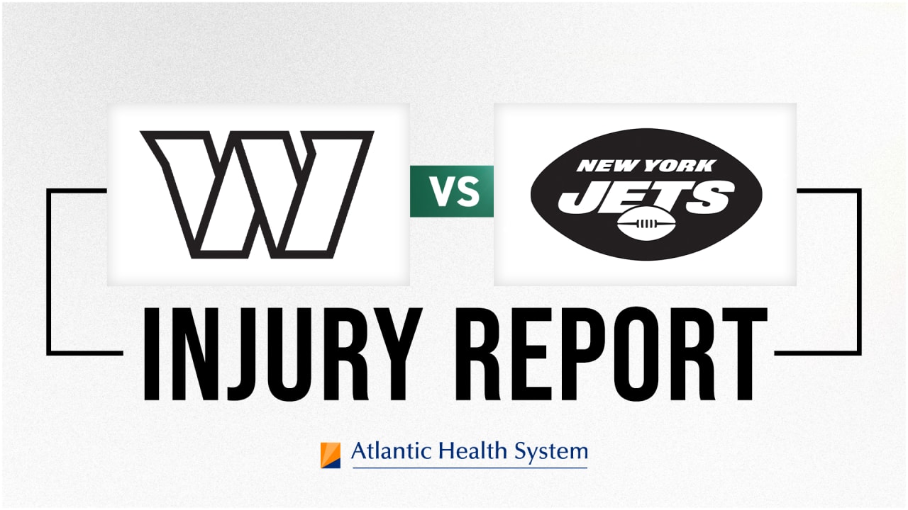 New York Jets vs Washington Commanders Injury Report Week 16 Thursday