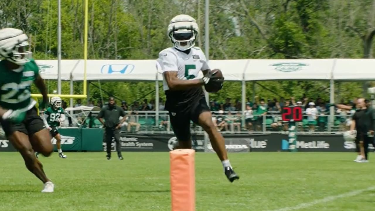 Jets Training Camp Highlight | Garrett Wilson 45-Yard Touchdown Catch