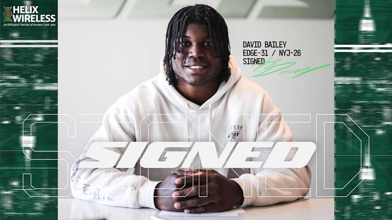 Jets Sign No. 2 Overall Selection David Bailey to Rookie Contract