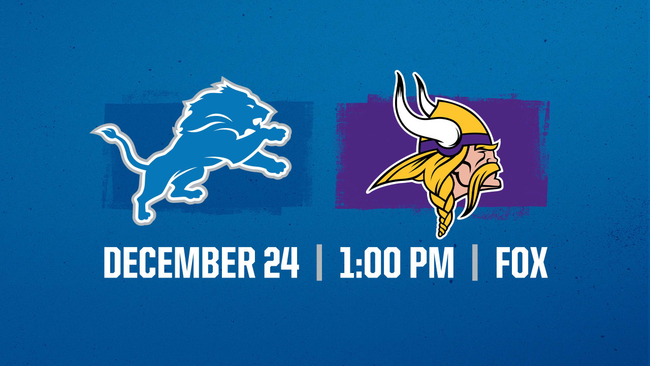 Lions vs Vikings Week 16 Game Trailer