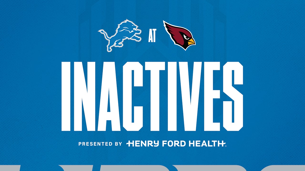 lions vs cardinals — Detroit Lions