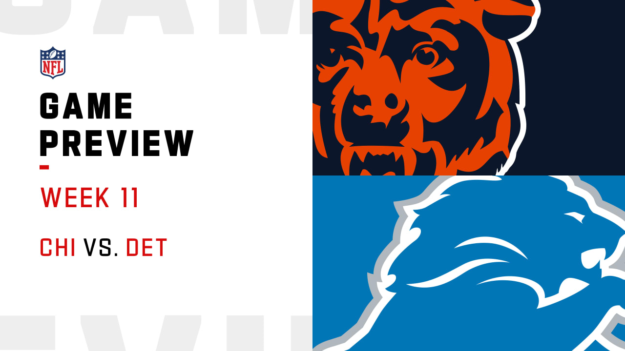 Lions Vs. Bears | Week 11 Preview