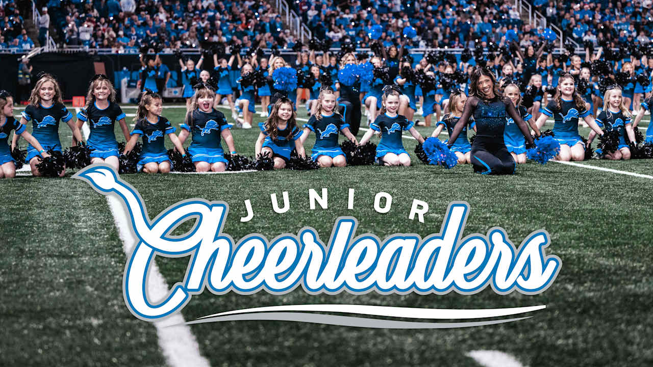 Detroit Lions Junior Cheer Performance