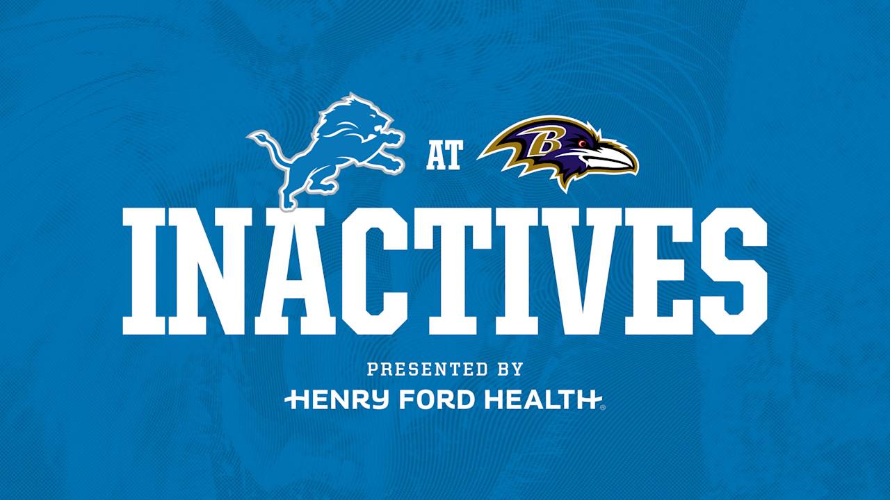 Detroit Lion vs. Baltimore Ravens, Monday, September 22, 2025