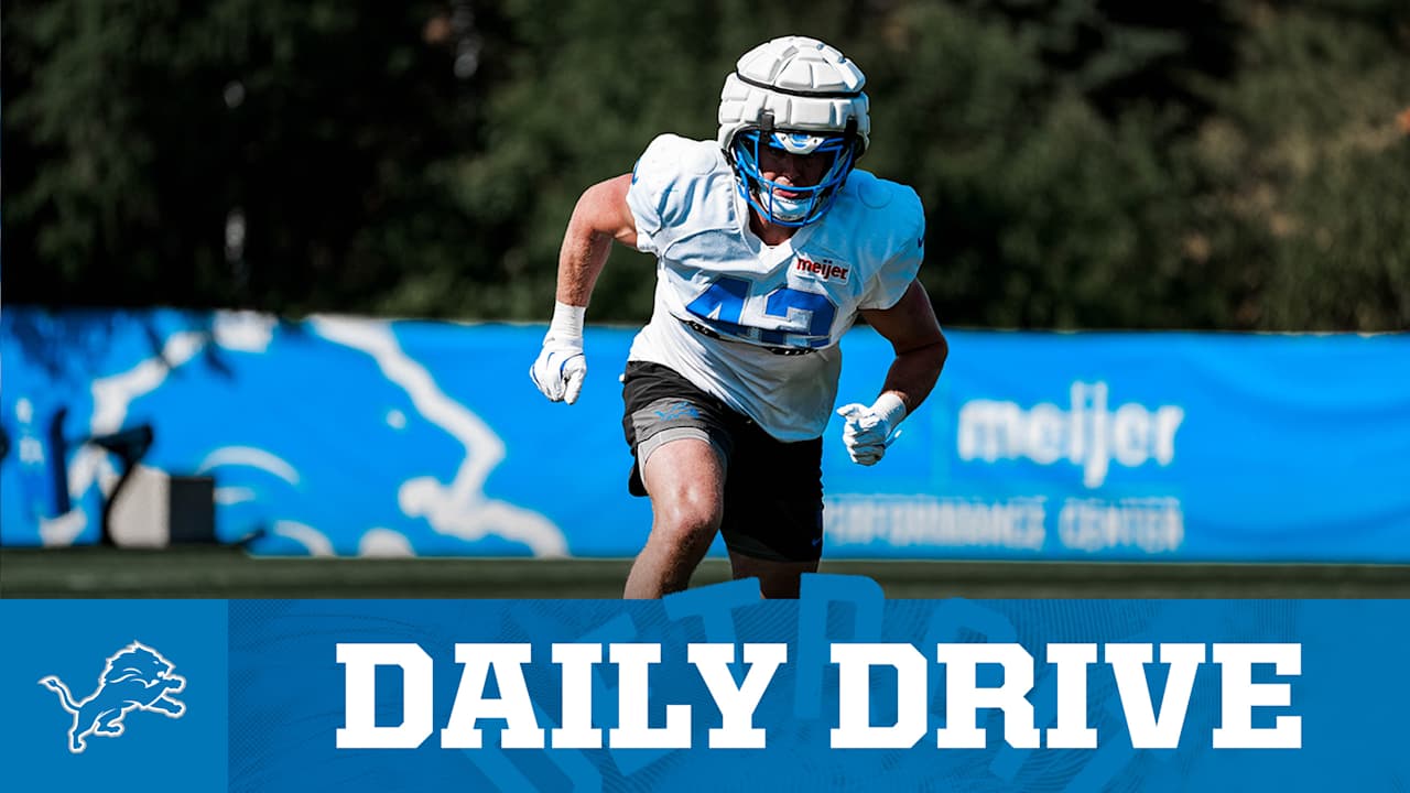Image for THE DAILY DRIVE: Lions elevate linebacker, downgrade injured safety to out vs. Vikings