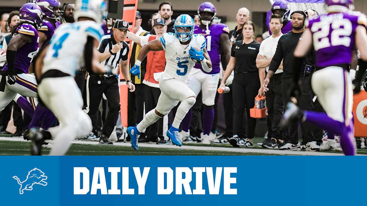 Running back David Montgomery ‘good’ after picking up bruise near knee