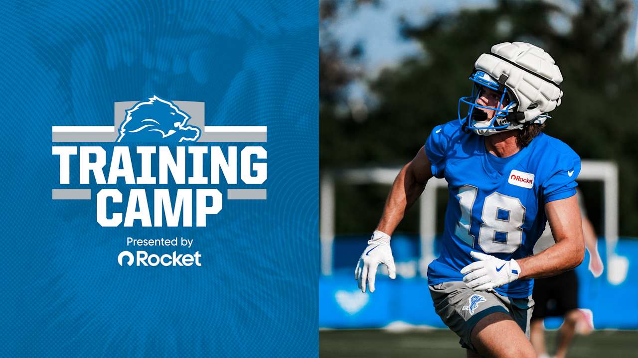 Detroit Lions rookie wide receivers Isaac TeSlaa & Dominic Lovett making plays at training camp practice