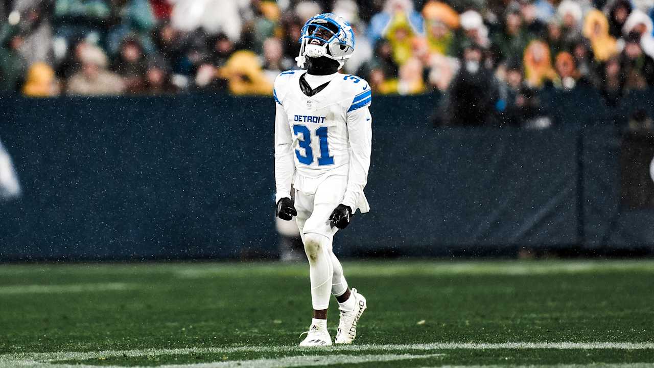 Detroit Lions S Kerby Joseph continues his stellar play with first career  pick-six
