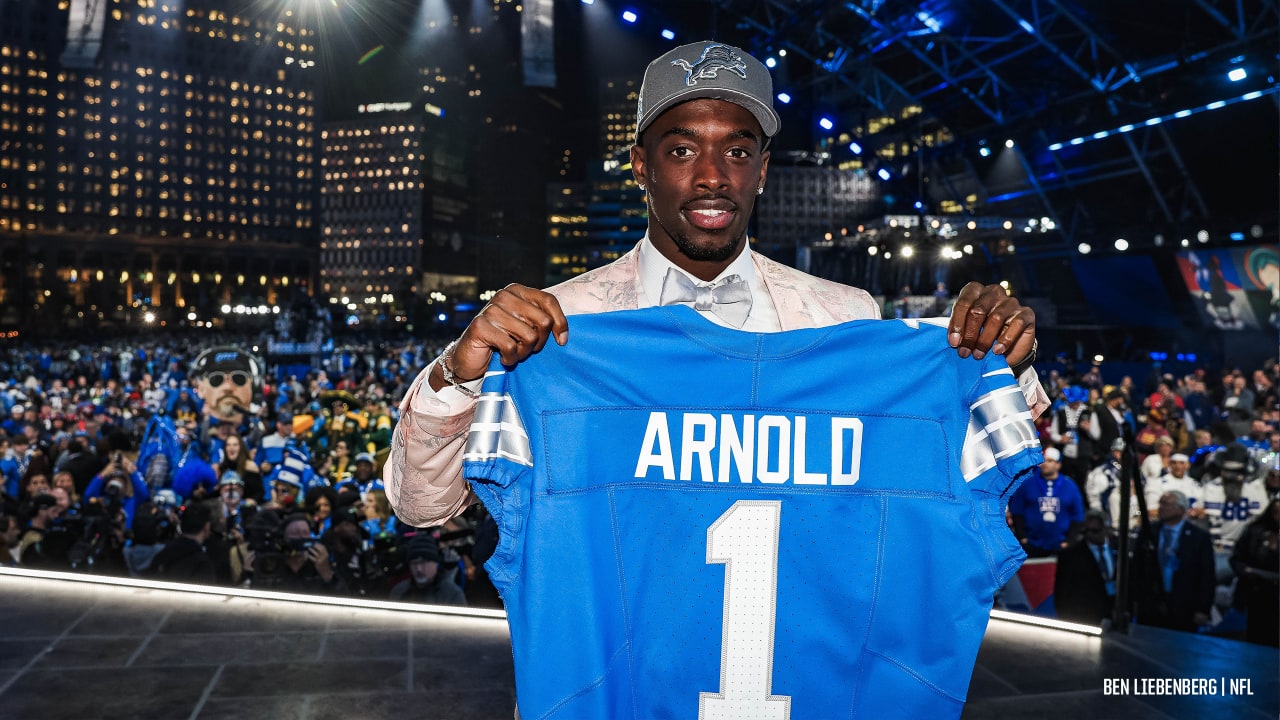 Detroit Lions trade up draft CB Terrion Arnold  detroitlionscom