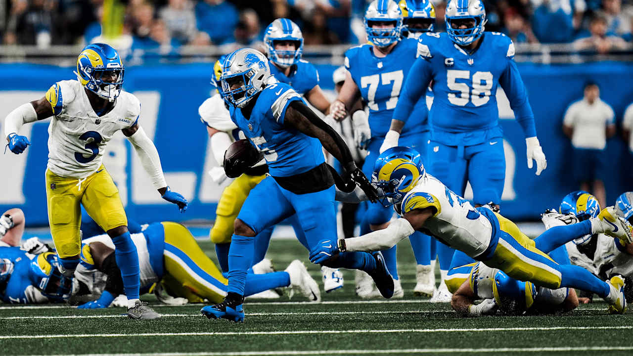 RB David Montgomery sets the tone for the Detroit Lions’ offense