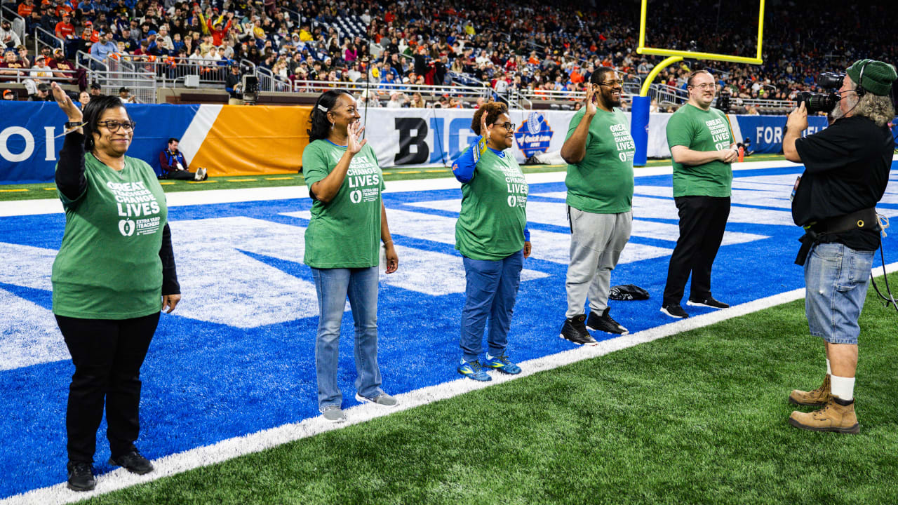 Quick Lane Bowl invested 7,000 towards education at Detroit Lions