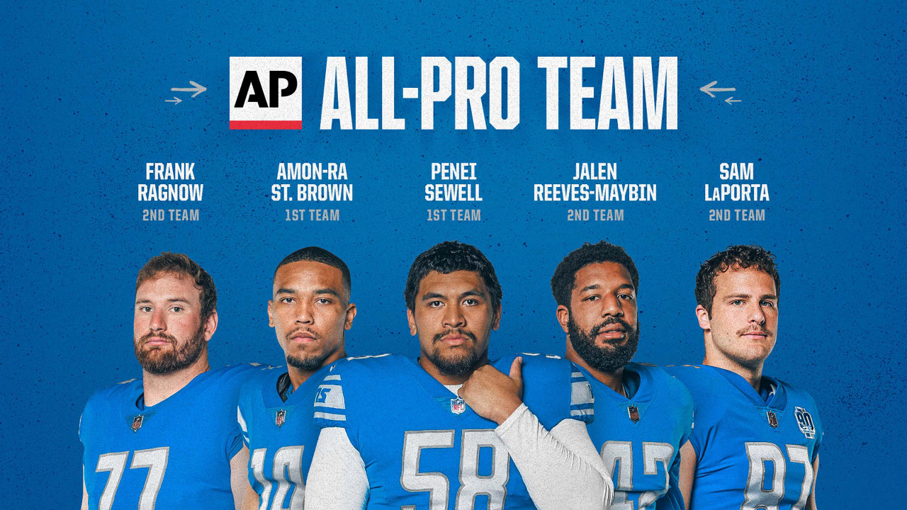 5 Lions named to 2024 Pro Bowl Games, 7 named as Pro Bowl Alternates