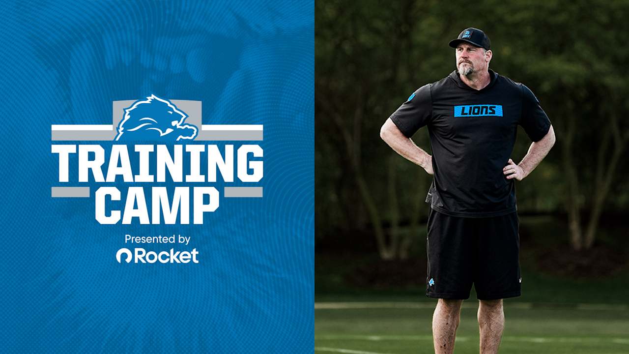 Detroit head coach Dan Campbell’s eyes are on the O-line as Lions begin training camp