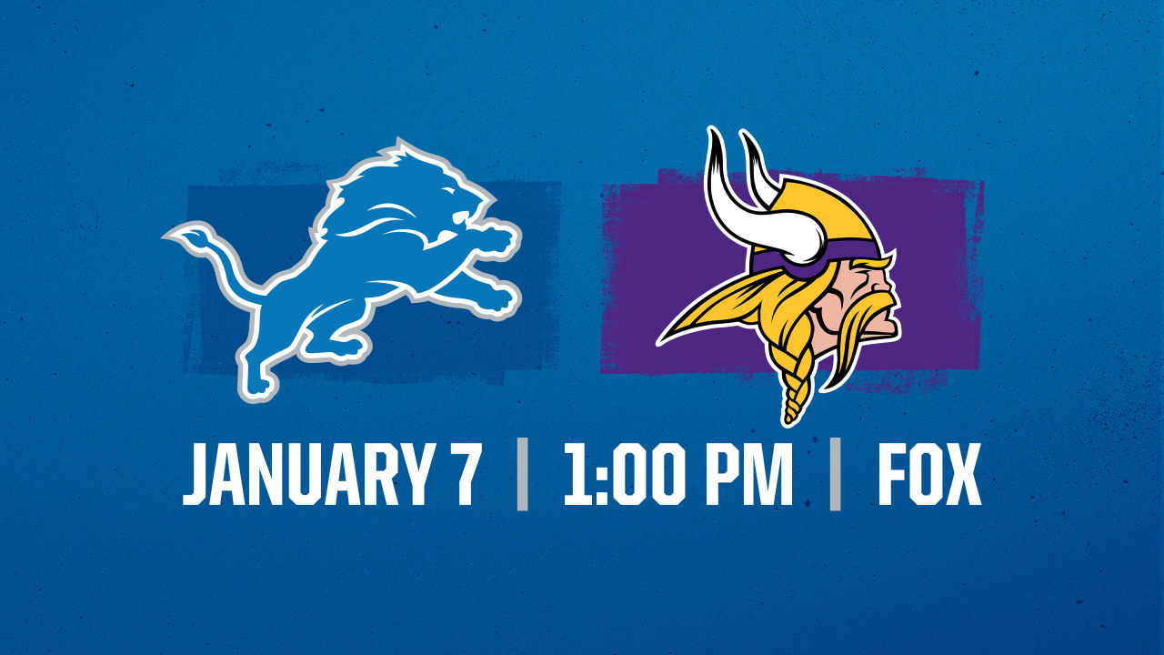 Lions vs Vikings Week 18 Game Trailer